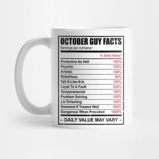 October Guy Facts' Birthday Mug